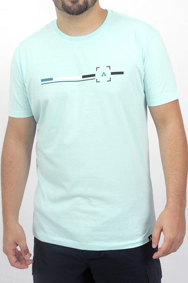 Camiseta Masculina Estampa Alvo Linear