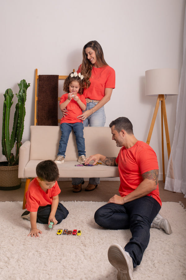 Camiseta Masculina Coleção Pai e Filho Estampa Bicicletas