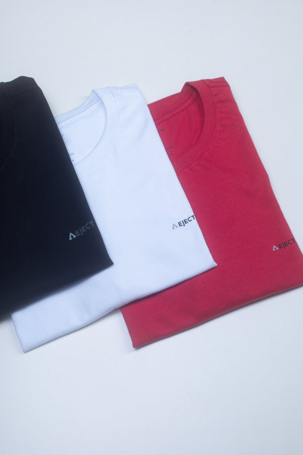 Combo de Camiseta Masculina Básica Goiaba Neutro