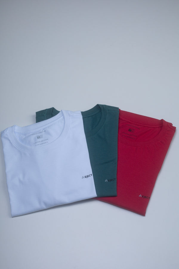 Combo de Camiseta Masculina Básica Tons Modernos